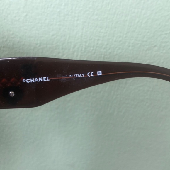 CHANEL 5113 c.538/73 Camellia Brown Sunglasses 56-16 130 - Picture 6 of 9